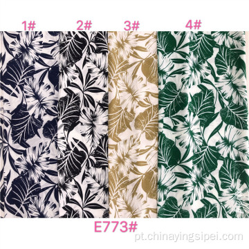 Poplin viscose lote de estoque Rayon Princied Fabrics